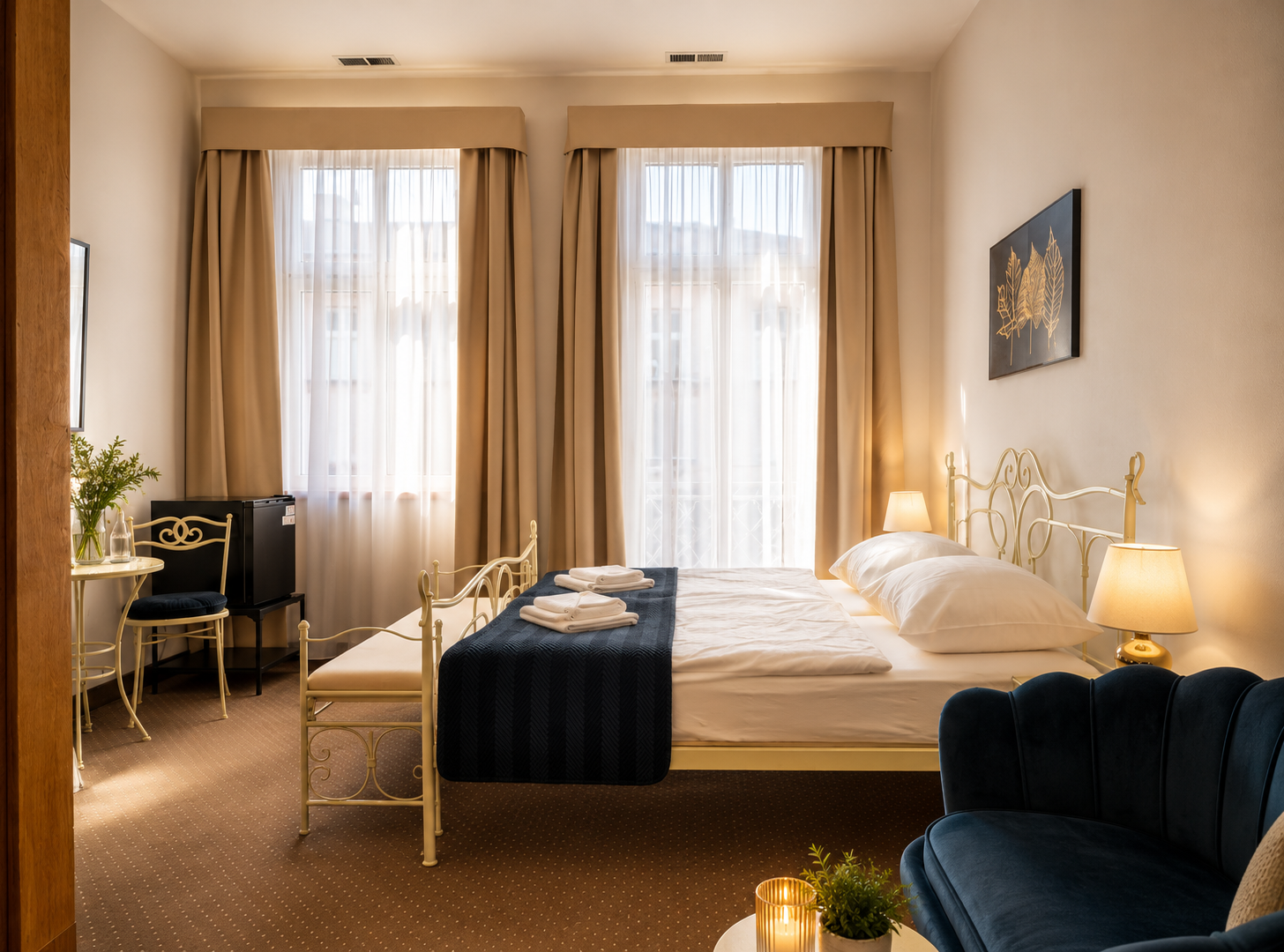 Heritage suite with soaring ceilings